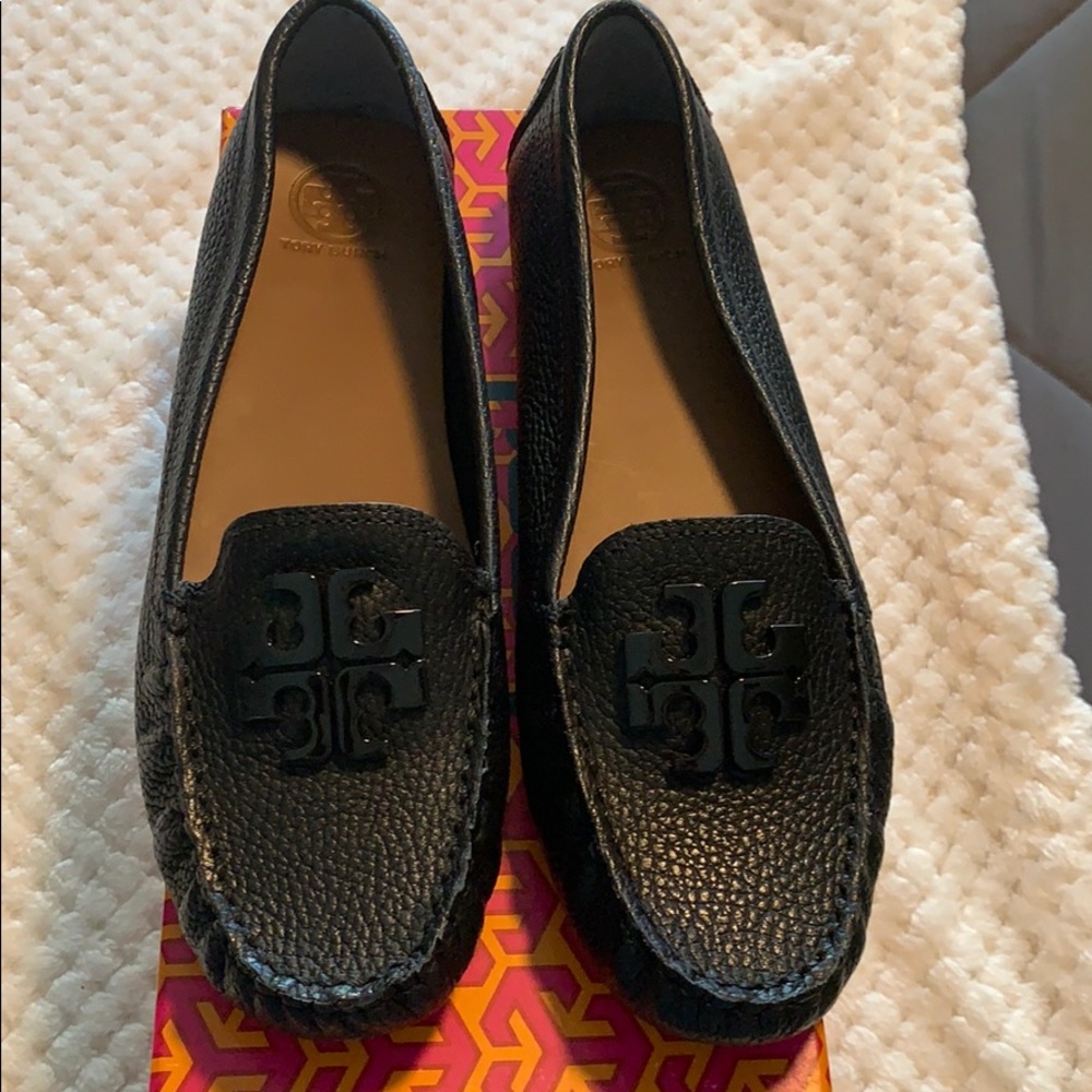 Tory Burch leather loafers